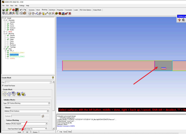 ICEM创建Interface方法 meshinterface410